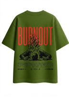 Burnout Graphic Oversized T-Shirt | 220 GSM | 100% Cotton