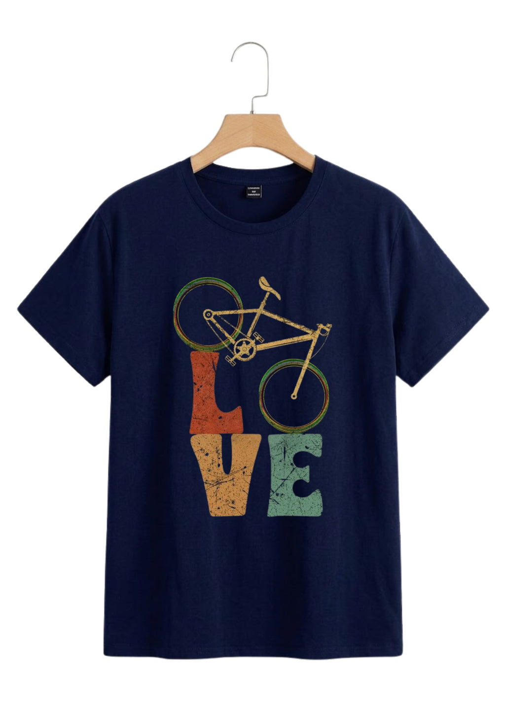 Love Bicycle Regular T-Shirt | 180 GSM | 100% Cotton