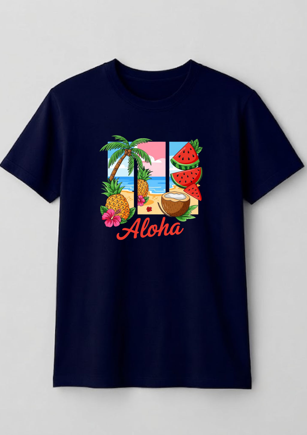 Aloha Regular T-Shirt | 180 GSM | 100% Cotton