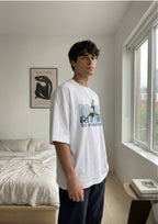 Diving To Freedom Graphic Oversized T-Shirt | 220 GSM | 100% Cotton