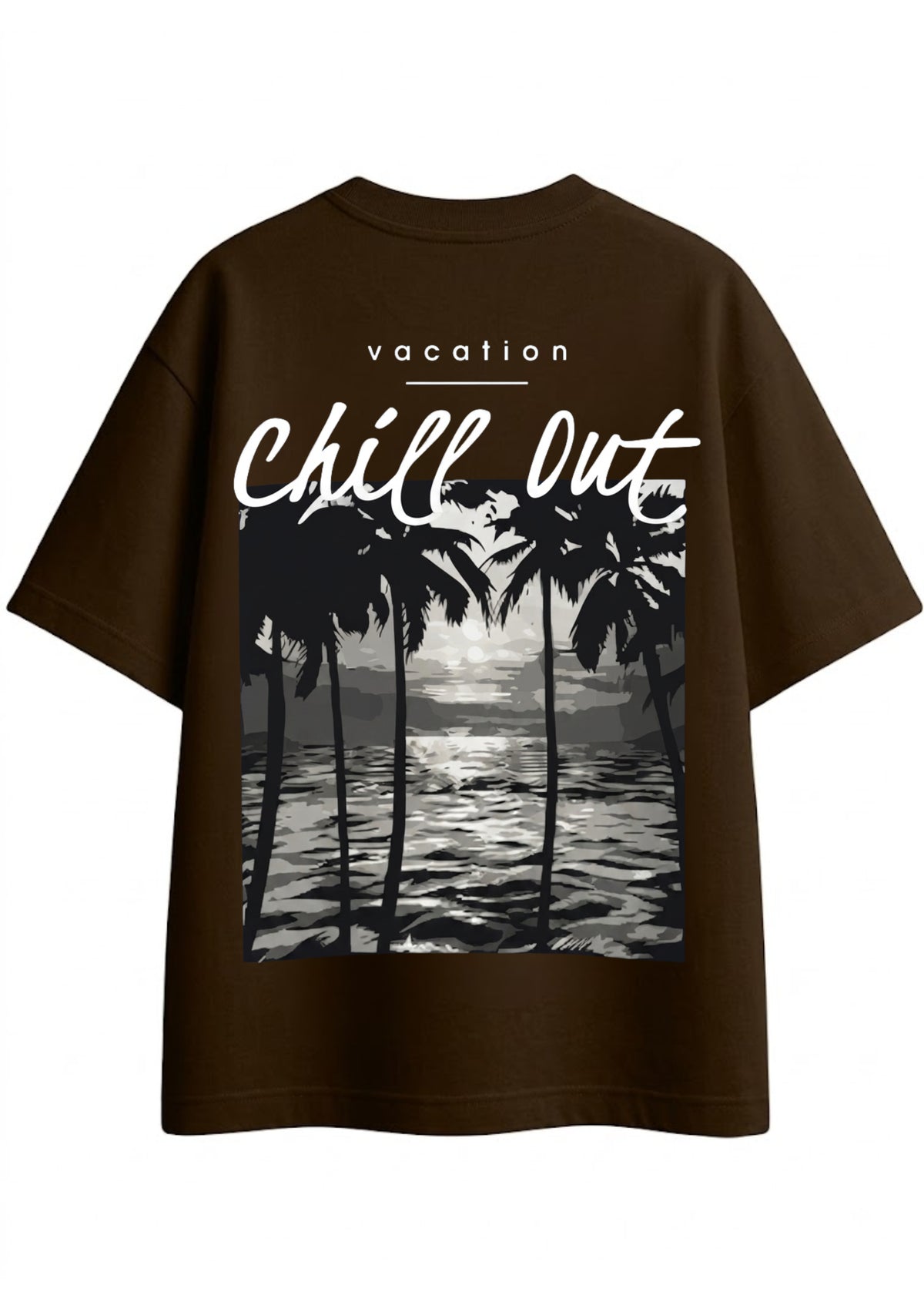 Chill Out Vacation Oversized T-Shirt for Men | 100% Premium Cotton | 220 GSM