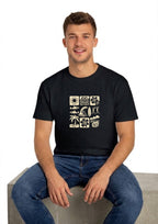 Summer Vibes Icon Graphic Regular T-Shirt | 180 GSM | 100% Cotton