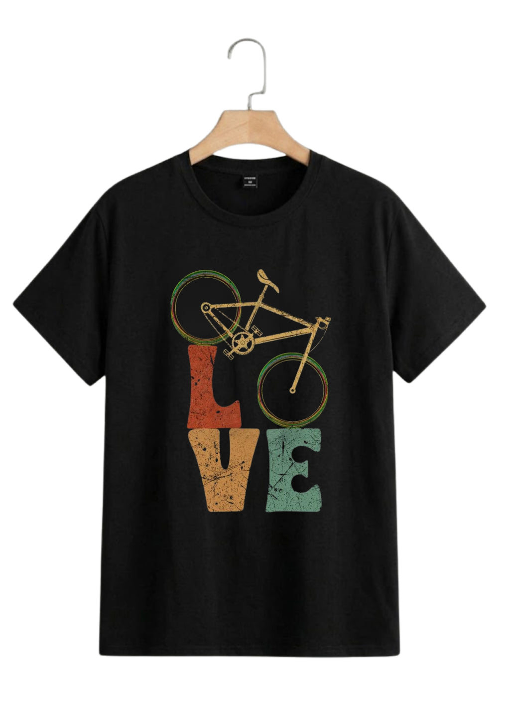 Love Bicycle Regular T-Shirt | 180 GSM | 100% Cotton