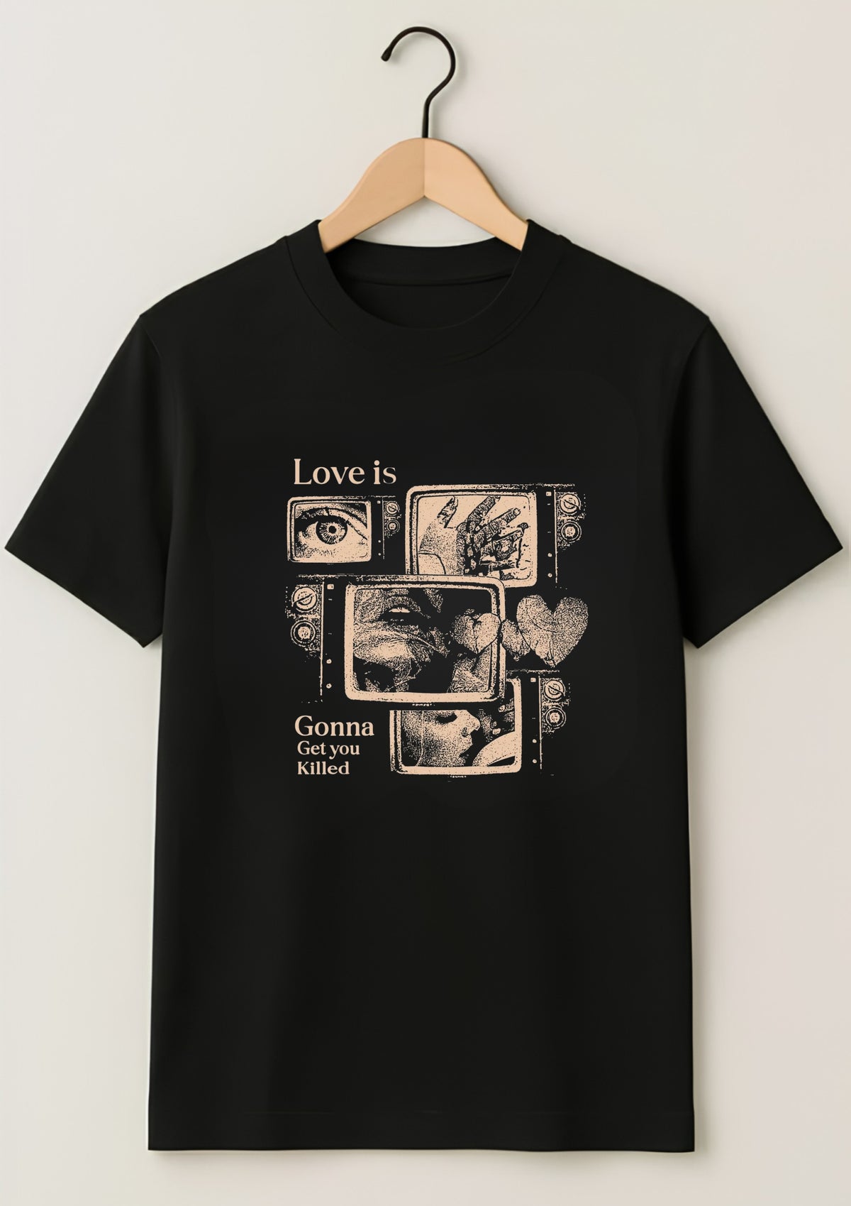 Love Is Gonna Get You Killed Regular T-Shirt | 180 GSM | 100% Cotton