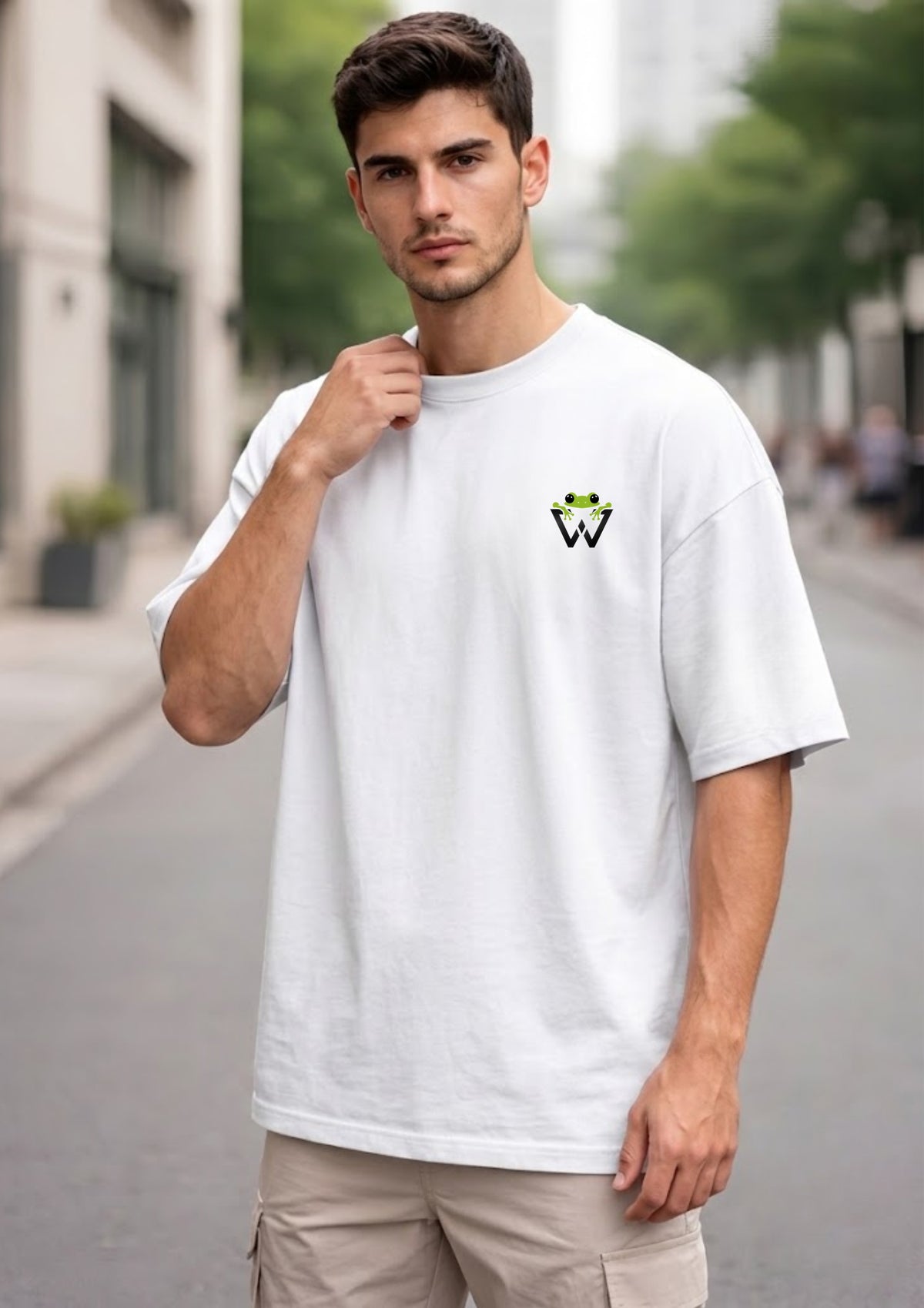 Burnout Graphic Oversized T-Shirt | 220 GSM | 100% Cotton