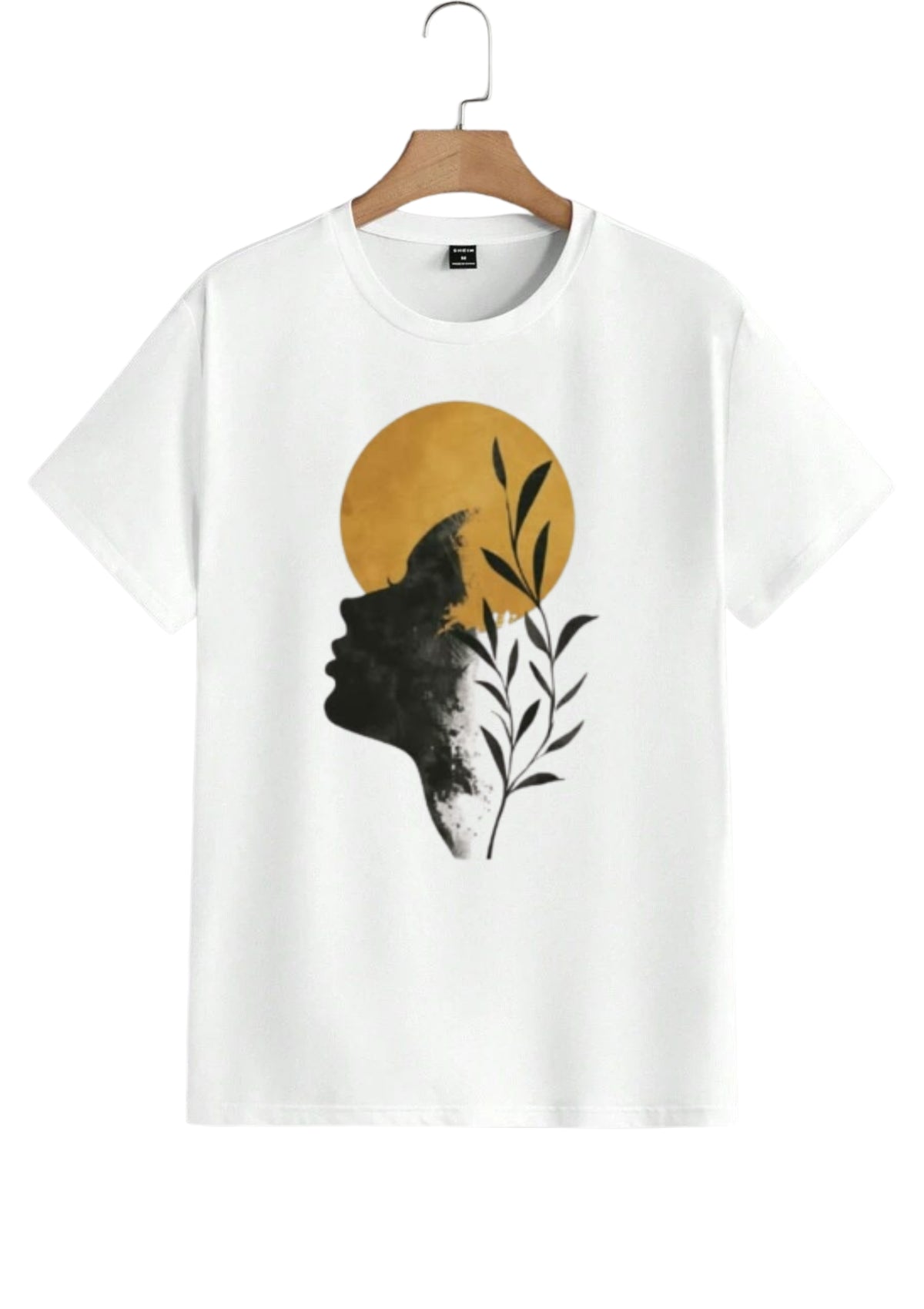 Sun Leaf Face Regular T-Shirt | 180 GSM | 100% Cotton