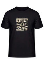 Summer Vibes Icon Graphic Regular T-Shirt | 180 GSM | 100% Cotton