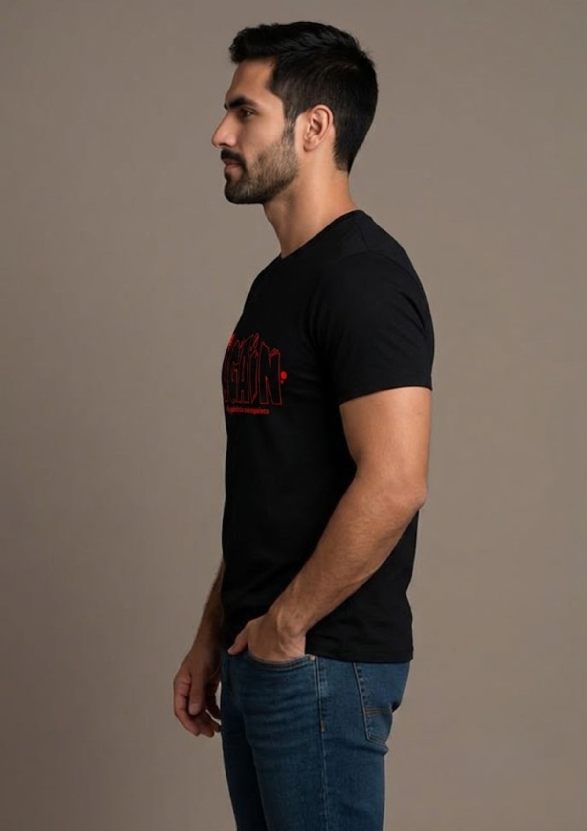 Try Again Graphic Regular T-Shirt | 180 GSM | 100% Cotton