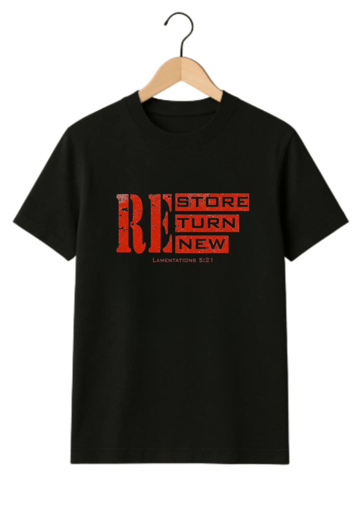 Restore Return Renew Regular T-Shirt | 180 GSM | 100% Cotton