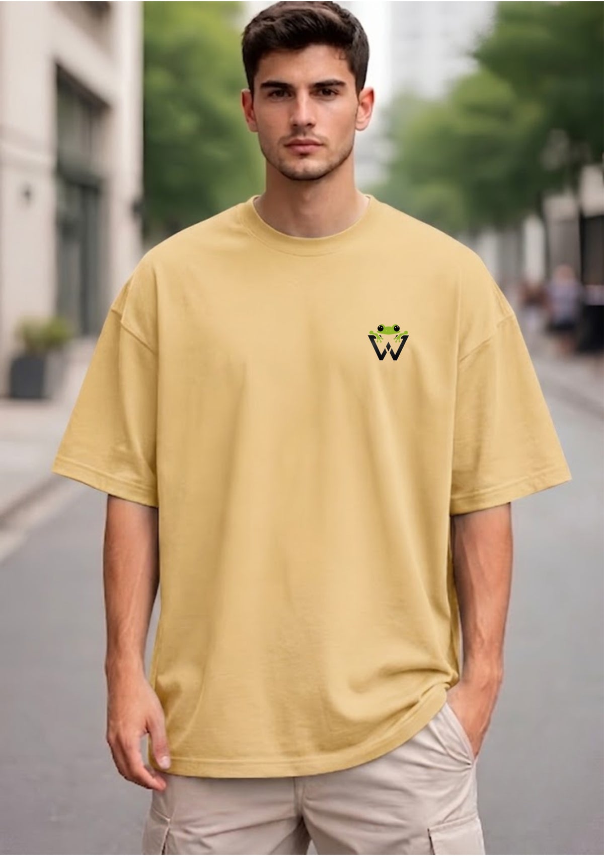 Burnout Graphic Oversized T-Shirt | 220 GSM | 100% Cotton