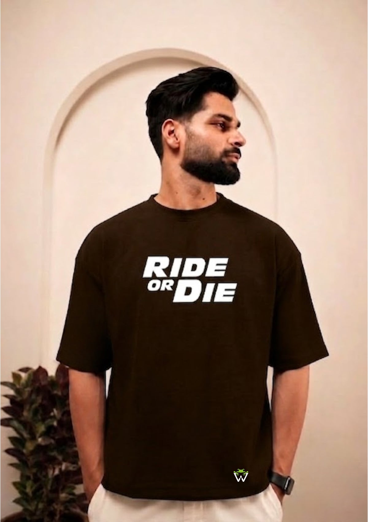 Ride or Die Graphic Oversized T-Shirt | 220 GSM | 100% Cotton