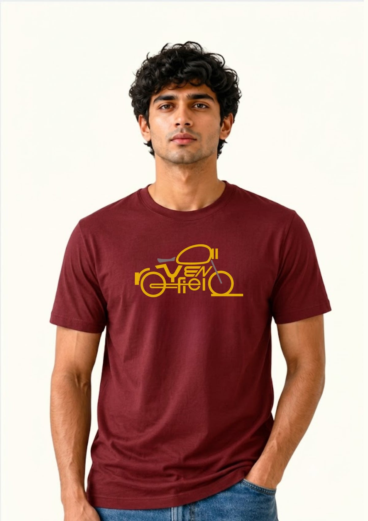 Bicycle Graphic Regular T-Shirt | 180 GSM | 100% Cotton