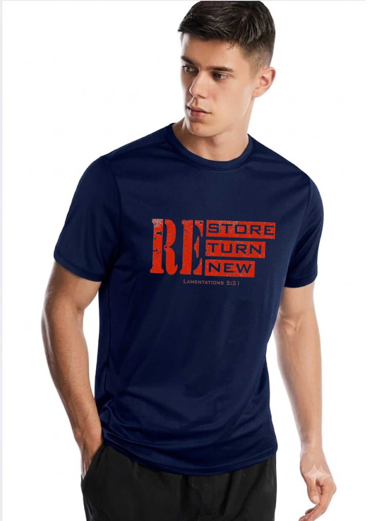 Restore Return Renew Regular T-Shirt | 180 GSM | 100% Cotton