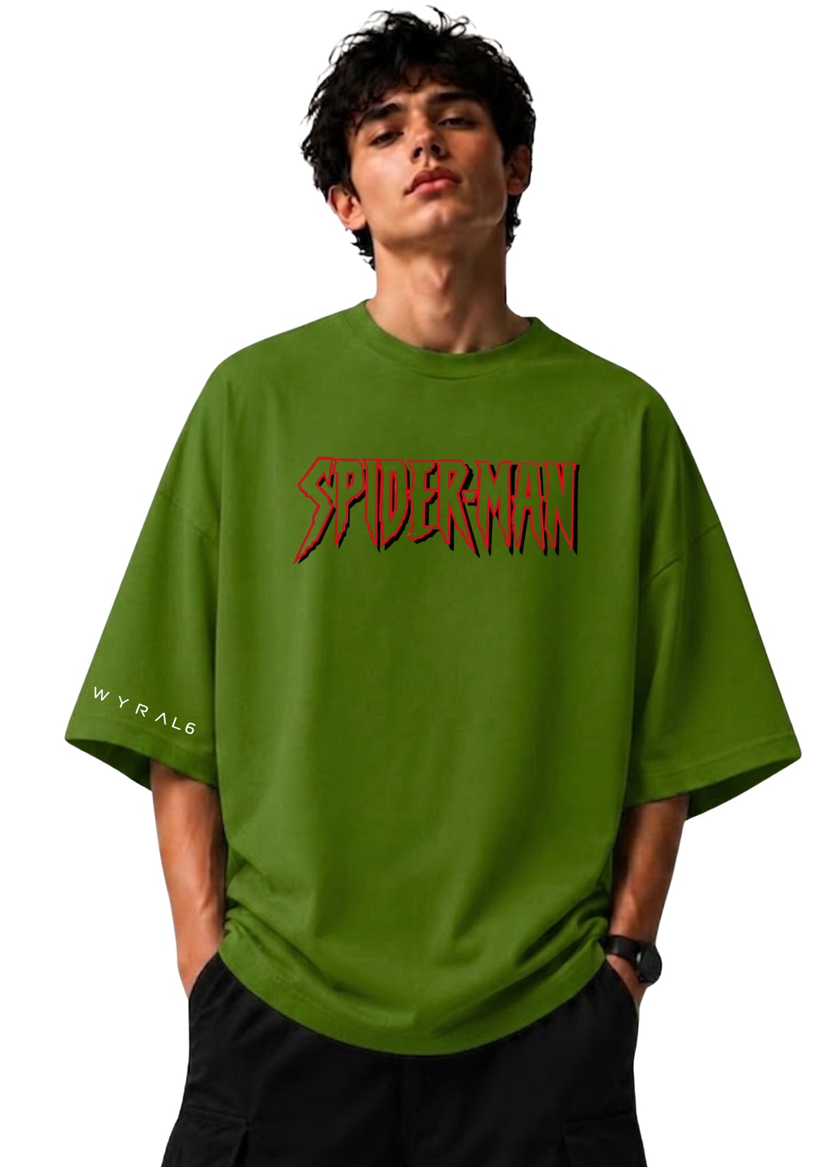 Spider Hero Graphic Oversized T-Shirt | 220 GSM | 100% Cotton