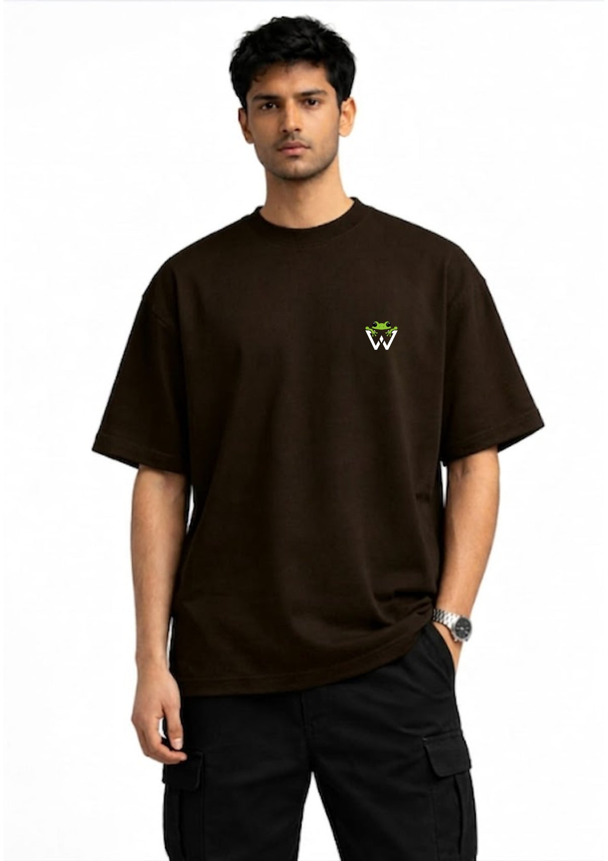 THE JOKE Typography Oversized T-Shirt for Men | 100% Premium Cotton | 220 GSM