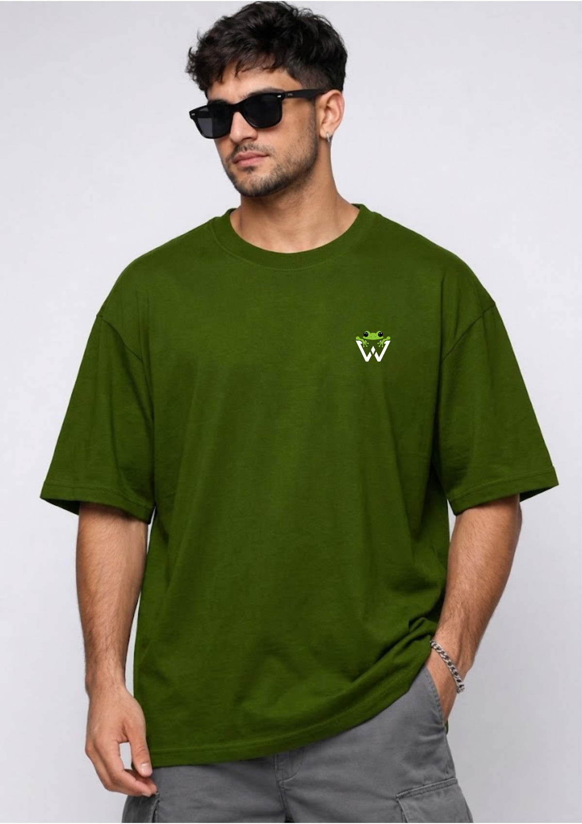 Go at Your Own Pace Snail Graphic Oversized T-Shirt | 220 GSM | 100% Cotton