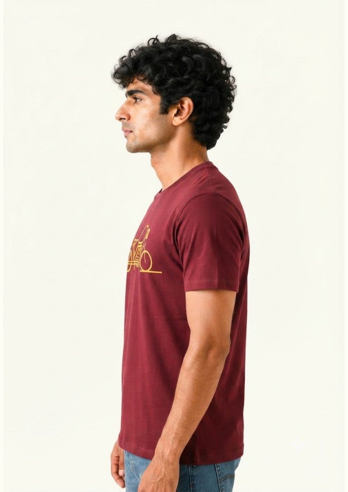 Bicycle Graphic Regular T-Shirt | 180 GSM | 100% Cotton