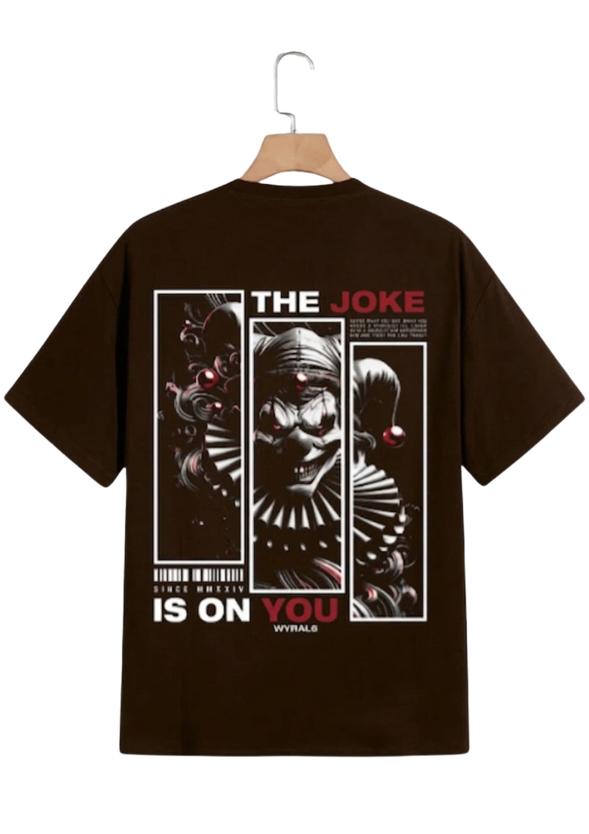 THE JOKE Typography Oversized T-Shirt for Men | 100% Premium Cotton | 220 GSM