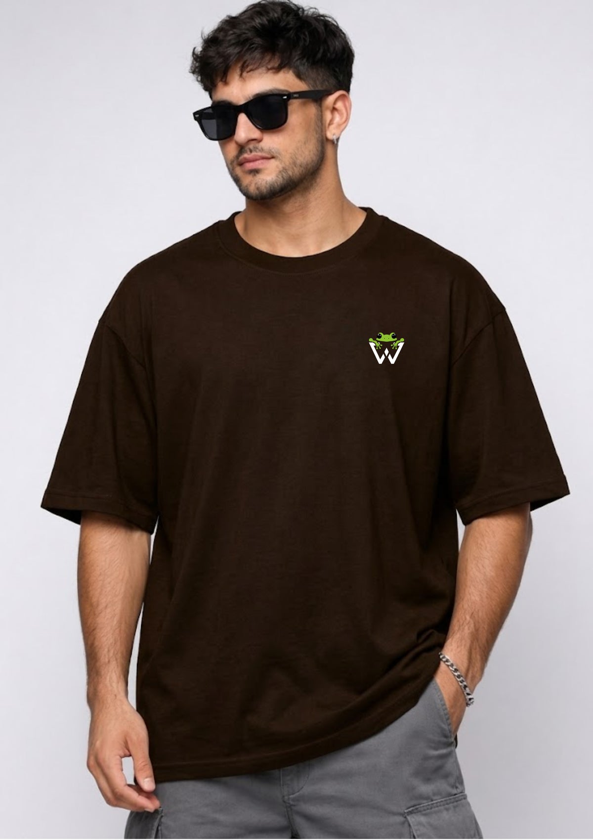 Go at Your Own Pace Snail Graphic Oversized T-Shirt | 220 GSM | 100% Cotton