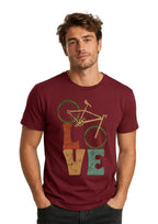 Love Bicycle Regular T-Shirt | 180 GSM | 100% Cotton