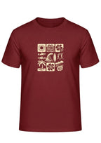 Summer Vibes Icon Graphic Regular T-Shirt | 180 GSM | 100% Cotton