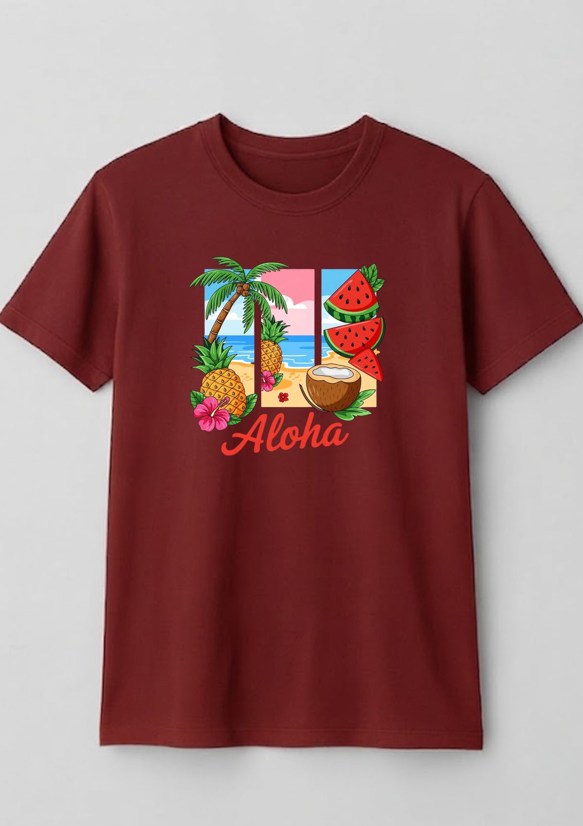 Aloha Regular T-Shirt | 180 GSM | 100% Cotton