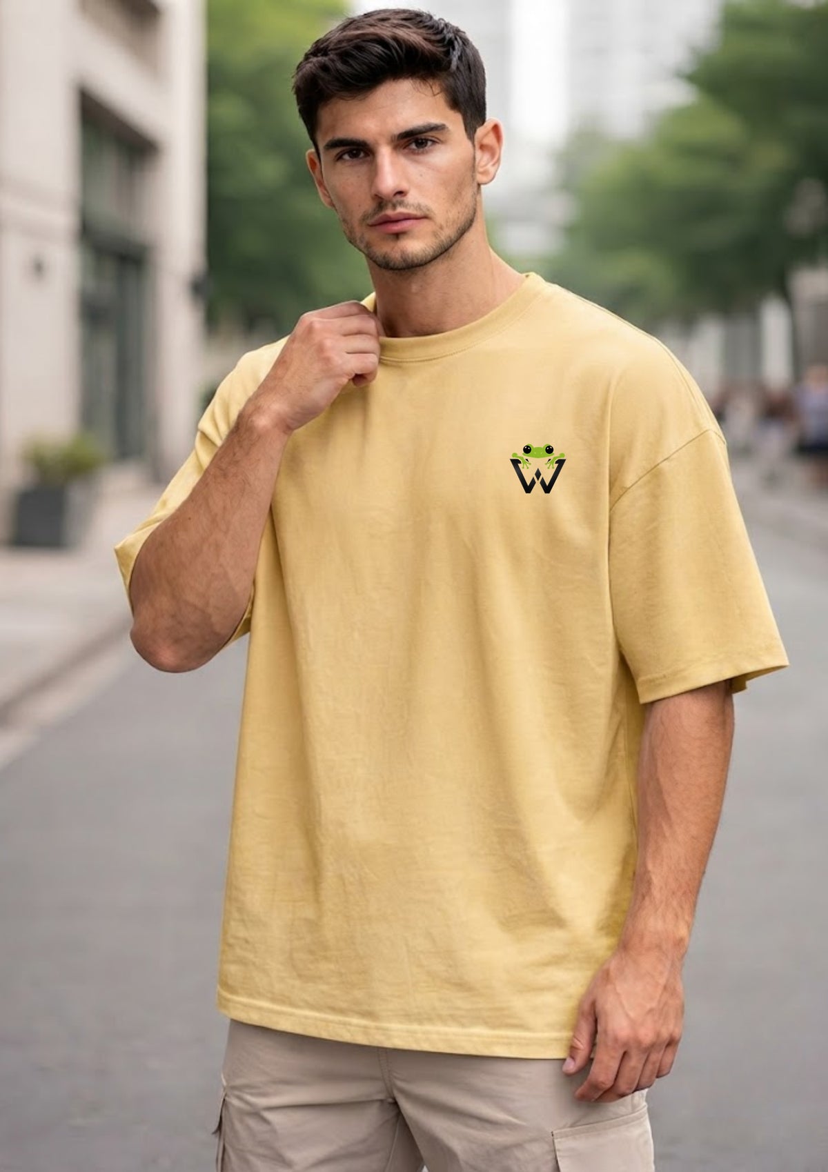 Burnout Graphic Oversized T-Shirt | 220 GSM | 100% Cotton