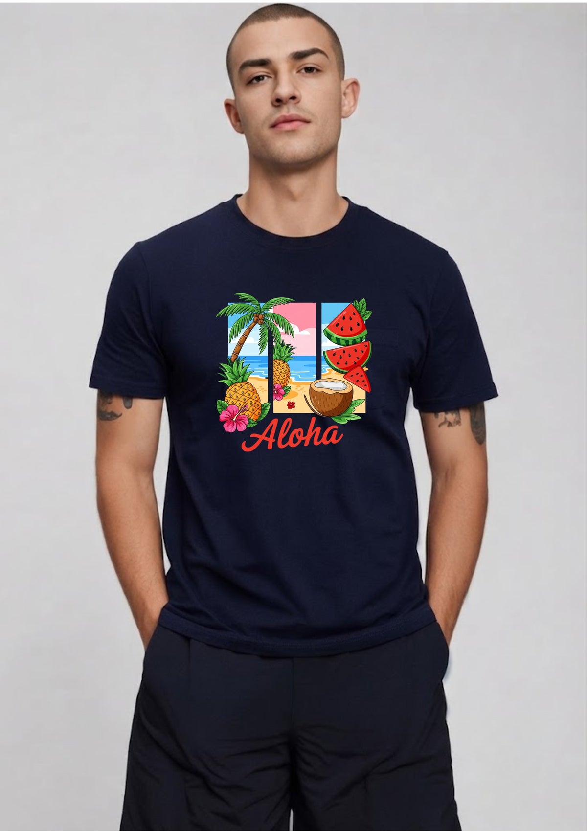 Aloha Regular T-Shirt | 180 GSM | 100% Cotton