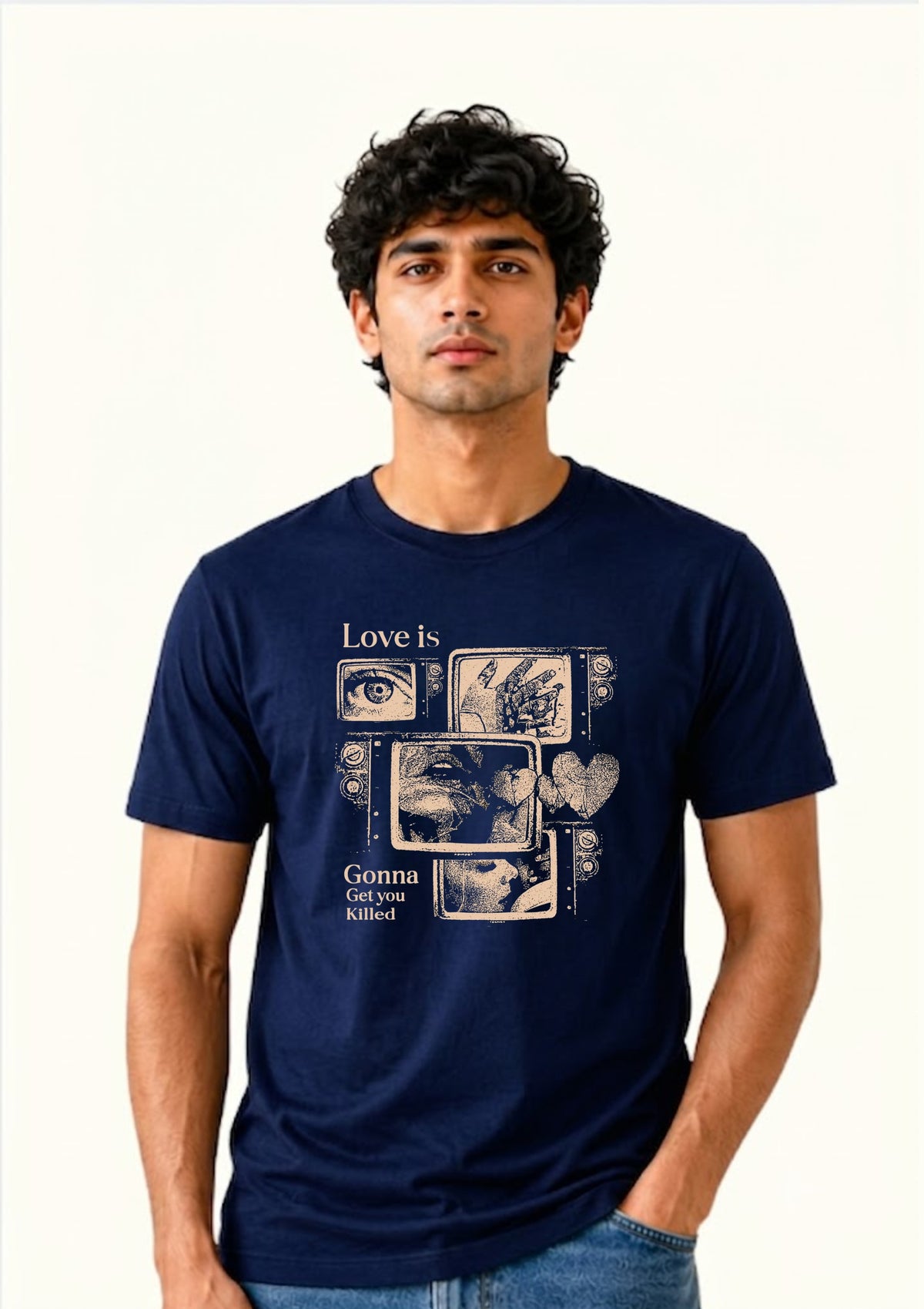 Love Is Gonna Get You Killed Regular T-Shirt | 180 GSM | 100% Cotton