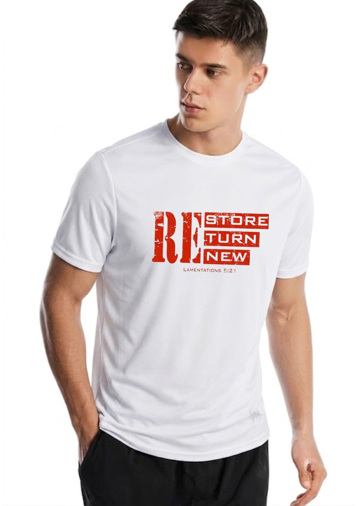 Restore Return Renew Regular T-Shirt | 180 GSM | 100% Cotton