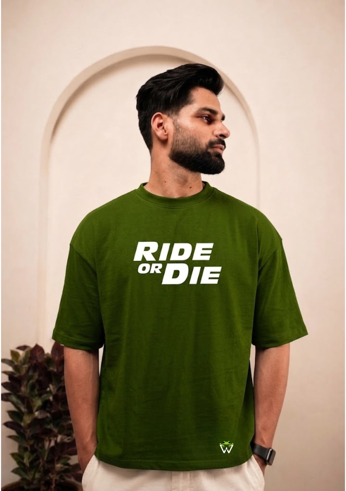 Ride or Die Graphic Oversized T-Shirt | 220 GSM | 100% Cotton