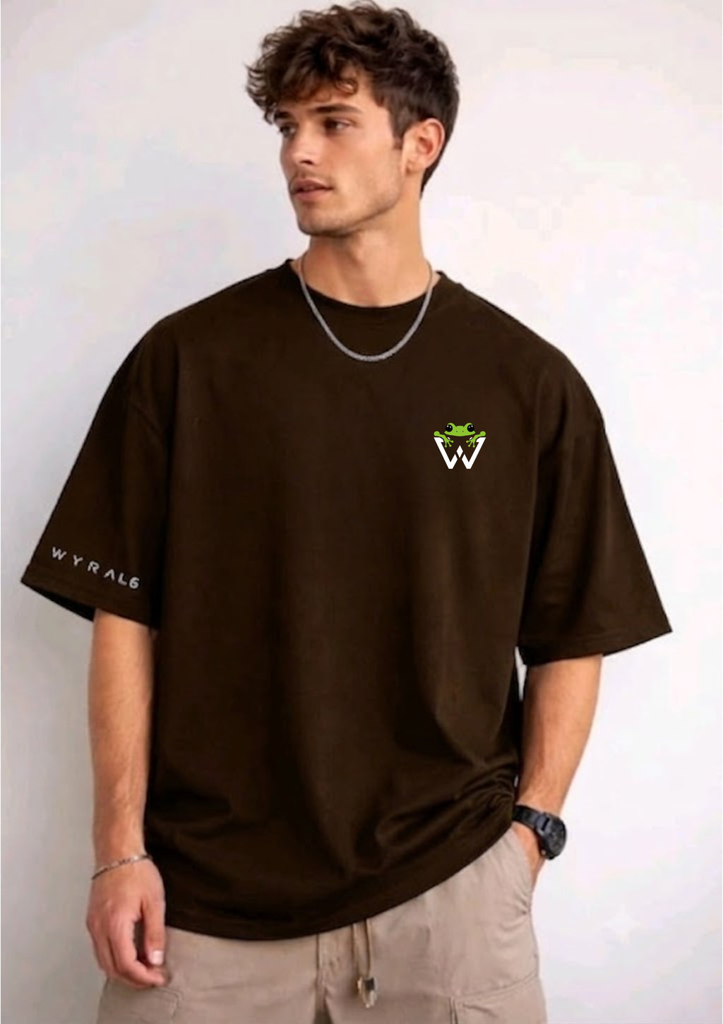 All’s Good In This Hood Typography Oversized T-Shirt for Men | 100% Premium Cotton | 220 GSM