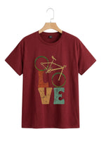 Love Bicycle Regular T-Shirt | 180 GSM | 100% Cotton