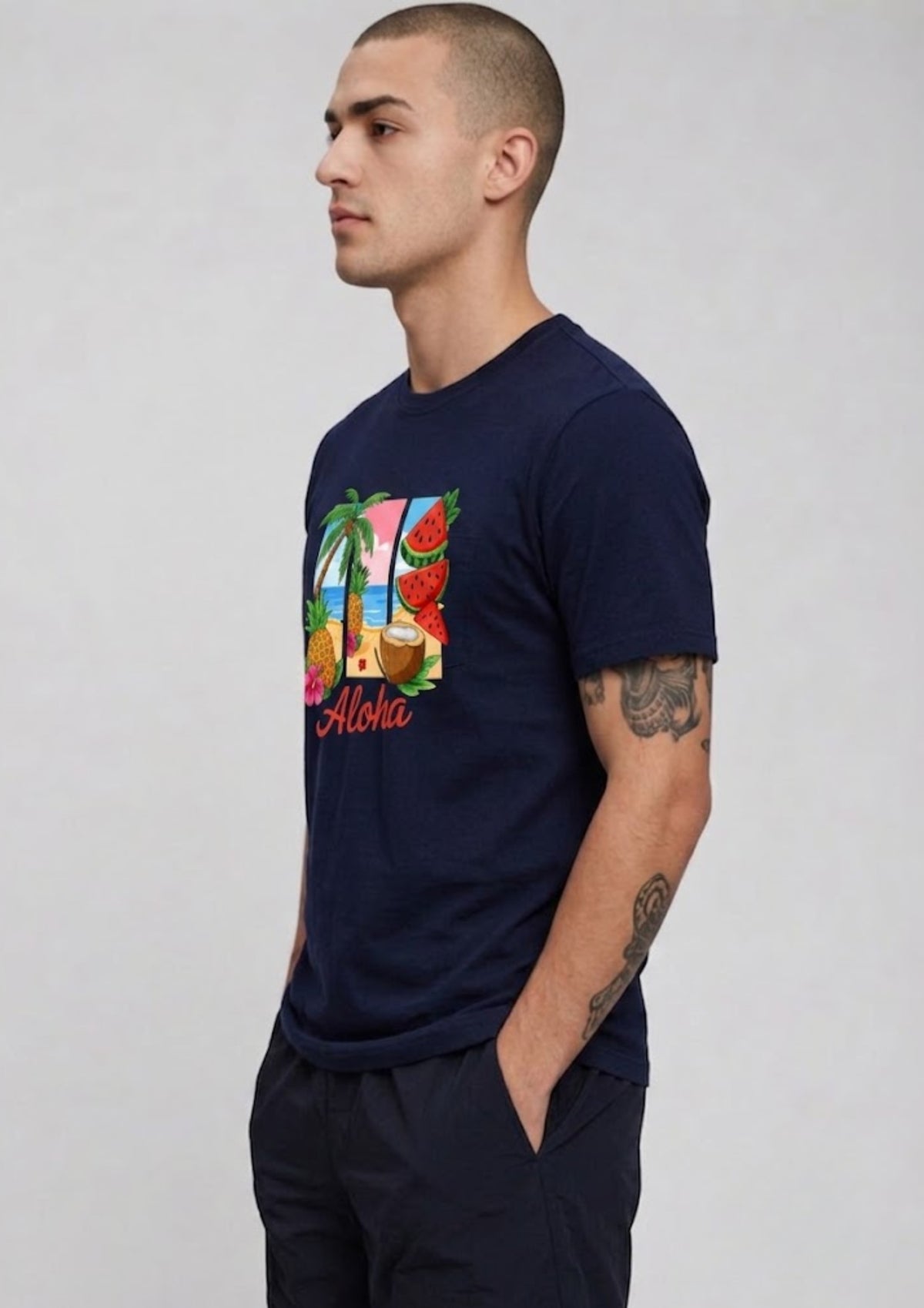 Aloha Regular T-Shirt | 180 GSM | 100% Cotton