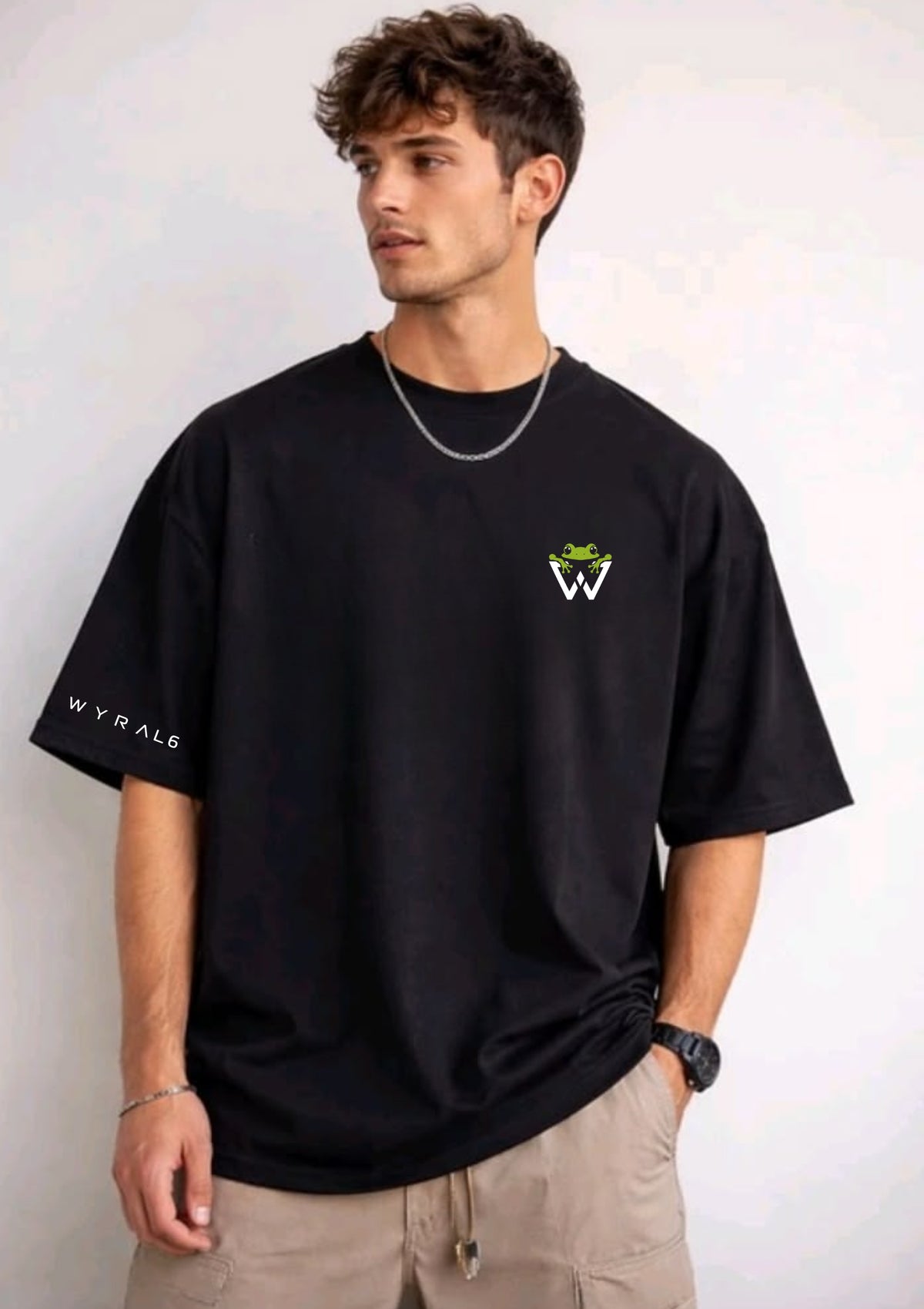 All’s Good In This Hood Typography Oversized T-Shirt for Men | 100% Premium Cotton | 220 GSM