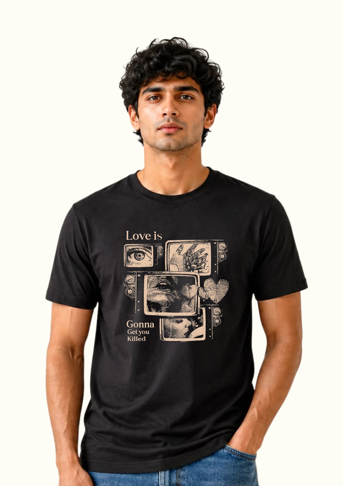 Love Is Gonna Get You Killed Regular T-Shirt | 180 GSM | 100% Cotton